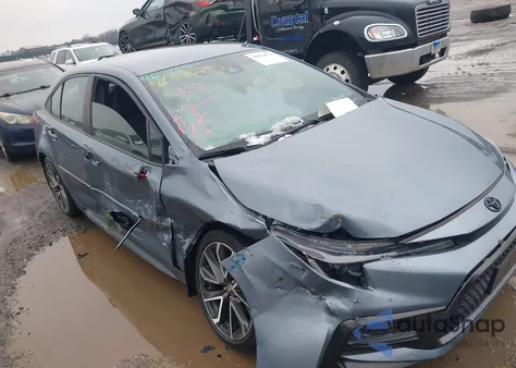 2020 Toyota Corolla Se z USA, uszkodzony, nr VIN 5YFS4RCE0LP055373